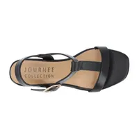 Journee Collection Womens Matildaa Wedge Sandals