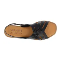 Journee Collection Womens Merrin Slingback Strap Flat Sandals