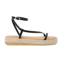 Journee Collection Womens Odelia Ankle Strap Flat Sandals