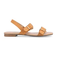 Journee Collection Womens Twylah Slingback Strap Flat Sandals