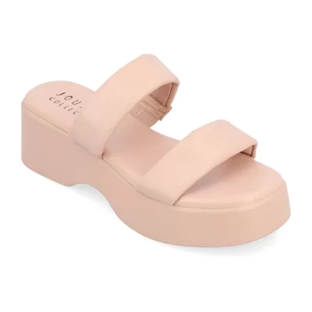 Journee Collection Womens Veradie Wedge Sandals