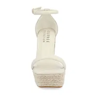 Journee Collection Womens Olesia Wedge Sandals