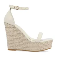 Journee Collection Womens Olesia Wedge Sandals