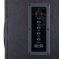 beFree Sound 2.1 Channel Home Theater Bluetooth Powered Black Tower Speakers