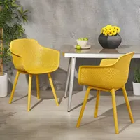 2-pc. Weather Resistant Patio Dining Chair