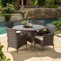 5-pc. Patio Dining Set Cushioned