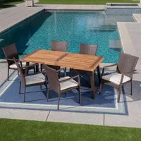 7-pc. Patio Dining Set Weather Resistant