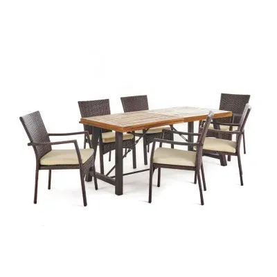 7-pc. Weather Resistant Rectangular Dining Set