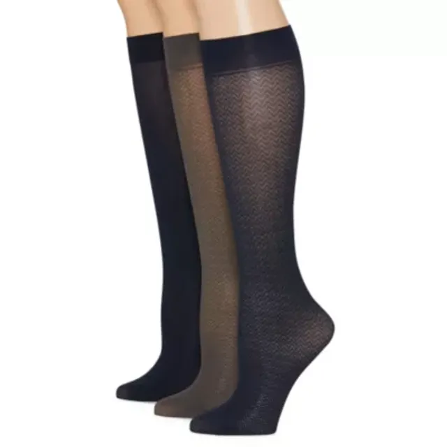 Mixit 3 Pair Plus Tall Trouser Socks Womens