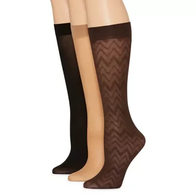 Mixit 3 Pair Trouser Socks Womens