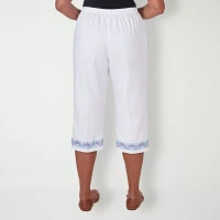 Alfred Dunner Summer Breeze Mid Rise Capris