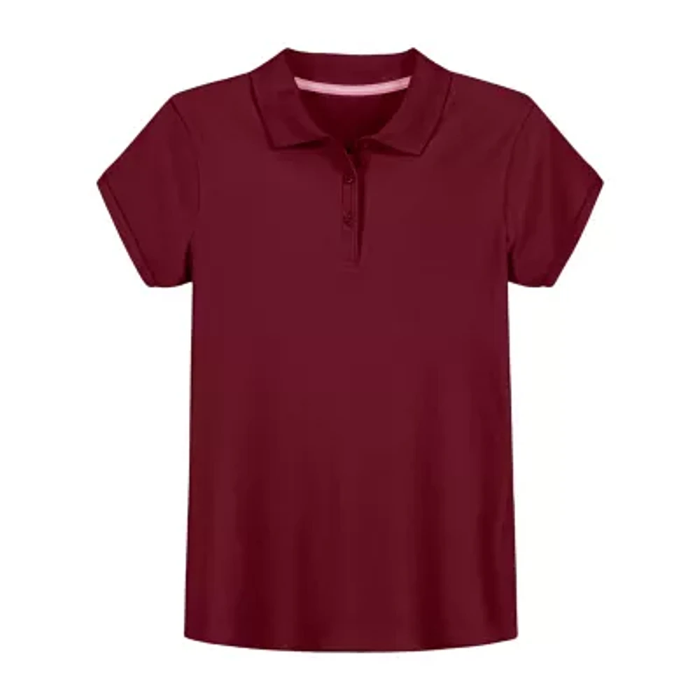 IZOD Little & Big Girls Short Sleeve Polo Shirt