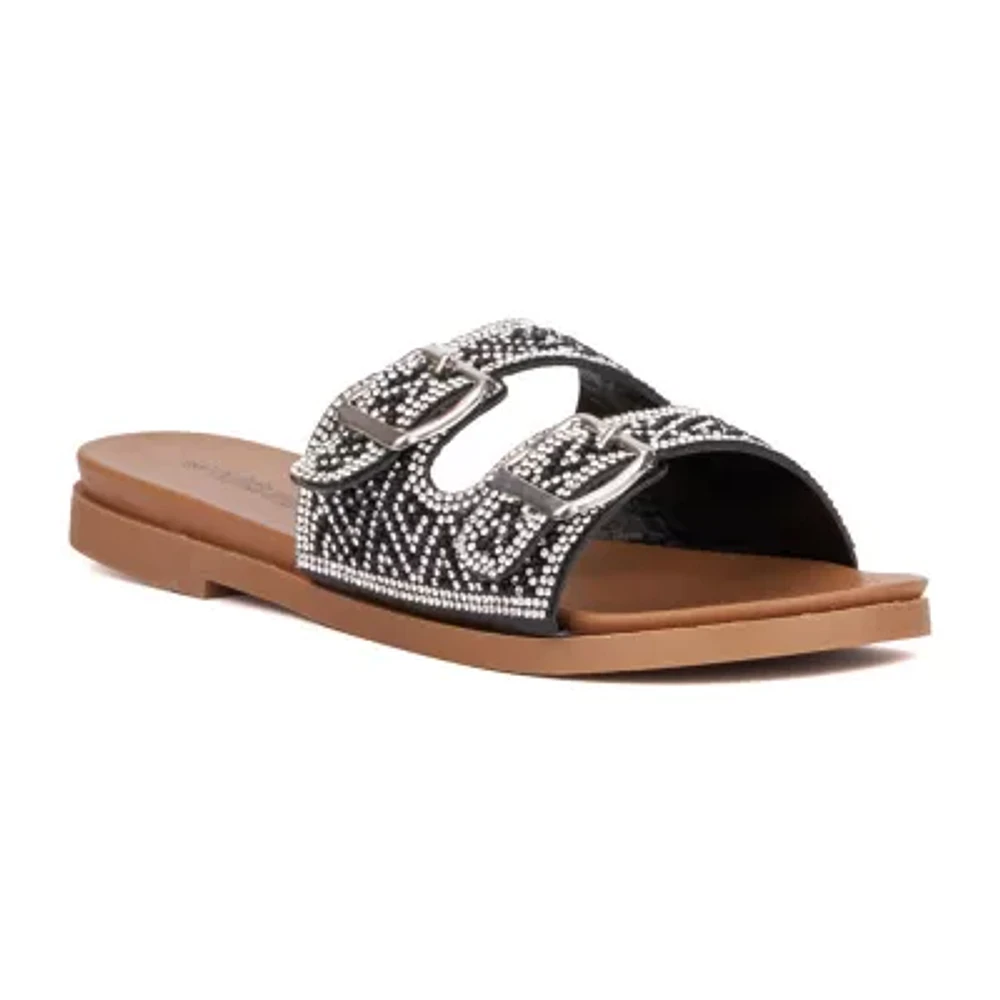 Olivia Miller Womens Lavinia Slide Sandals