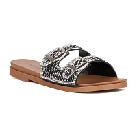 Olivia Miller Womens Lavinia Slide Sandals
