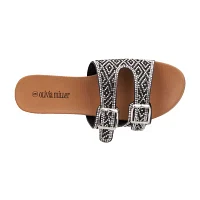 Olivia Miller Womens Lavinia Slide Sandals