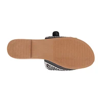 Olivia Miller Womens Lavinia Slide Sandals