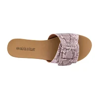 Olivia Miller Womens Slide Sandals