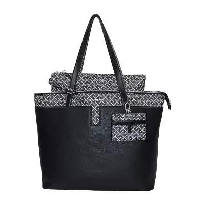 Tahari Commuter Multi Compartment Tote Bag
