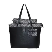 Tahari Commuter Multi Compartment Tote Bag
