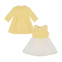Blueberi Boulevard Baby Girls Sleeveless 2-pc. Dress Set