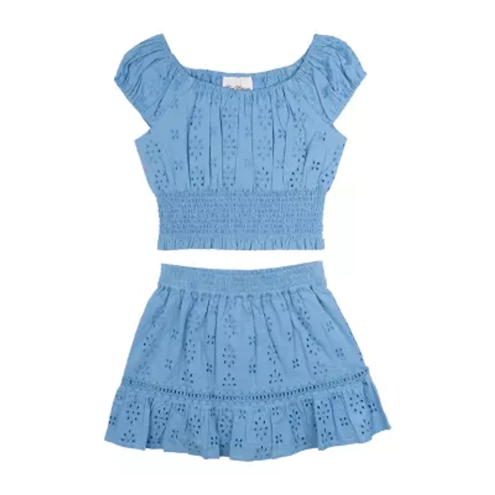 Rare Editions Big Girls 2-pc. Skirt Set