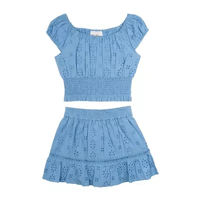 Rare Editions Big Girls 2-pc. Skirt Set