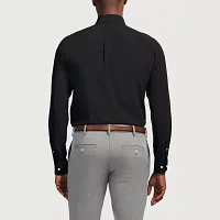 IZOD Mens Slim Fit Easy Care Wrinkle Free Long Sleeve Dress Shirt