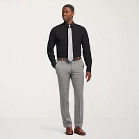 IZOD Mens Slim Fit Easy Care Wrinkle Free Long Sleeve Dress Shirt