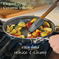 Anolon Everlast Stainless Steel Ceramic 3-pc. Frying Pan Set