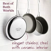 Anolon Everlast Stainless Steel Ceramic 11-pc. Cookware Set