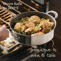 Anolon Everlast Stainless Steel Ceramic 11-pc. Cookware Set