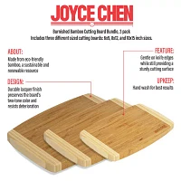 Joyce Chen Burnished Bamboo 3-pc. Cutting Board Set