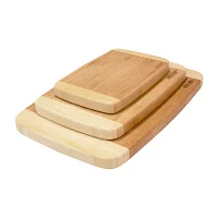 Joyce Chen Burnished Bamboo 3-pc. Cutting Board Set