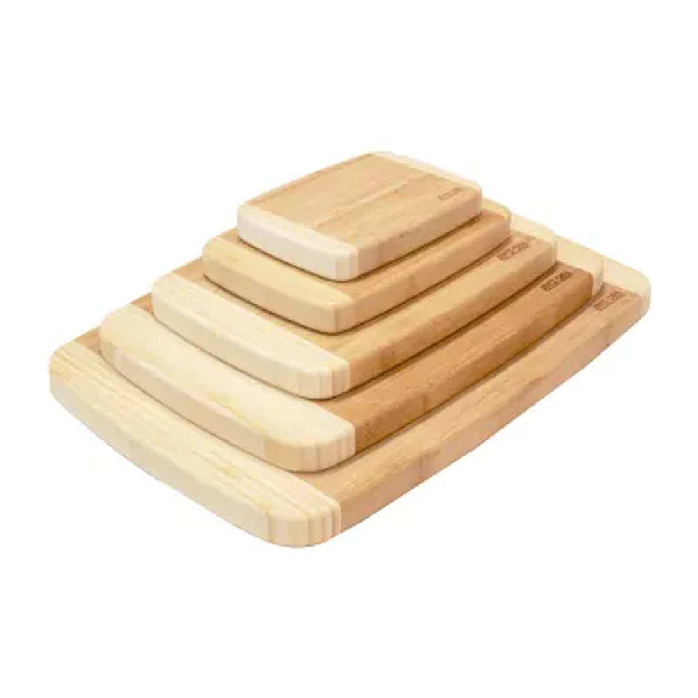 Joyce Chen Burnished Bamboo 5-pc. Cutting Board Set