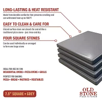 Old Stone Pizza Kitchen Cordierite 4-pc. Pizza Stone Set