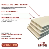 Old Stone Pizza Kitchen Cordierite 4-pc. Pizza Stone Set