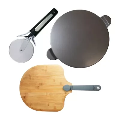 Old Stone Pizza Kitchen 3-pc. Glazed Pizza Stone Set