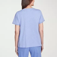 Alfred Dunner Santa Fe Womens Crew Neck Short Sleeve T-Shirt