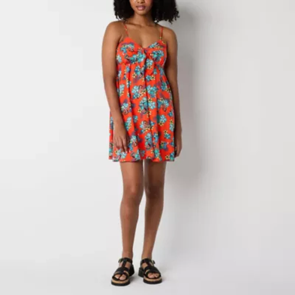 Lilo And Stitch The Movie Aloha Womens Sleeveless A-Line Dress Juniors