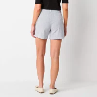 St. John's Bay Womens Mid Rise Chino Short