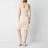 Freshman Womens Sleeveless Midi Sweater Dress Juniors