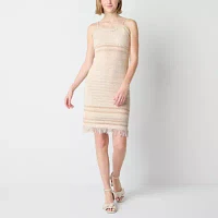 Freshman Womens Sleeveless Midi Sweater Dress Juniors