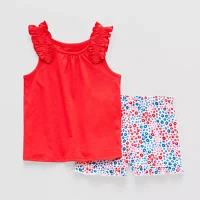 Okie Dokie Toddler & Little Girls 2-pc. Short Set