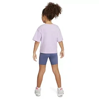 Nike Little Girls 2-pc. Short Set
