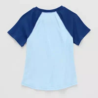 Thereabouts Little & Big Girls Round Neck Short Sleeve T-Shirt