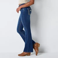 Vanilla Star-Juniors Womens Mid Rise Bootcut Jean