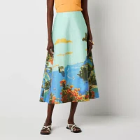 Worthington Womens Full Skirt