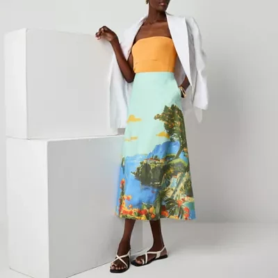 Worthington Womens Full Skirt