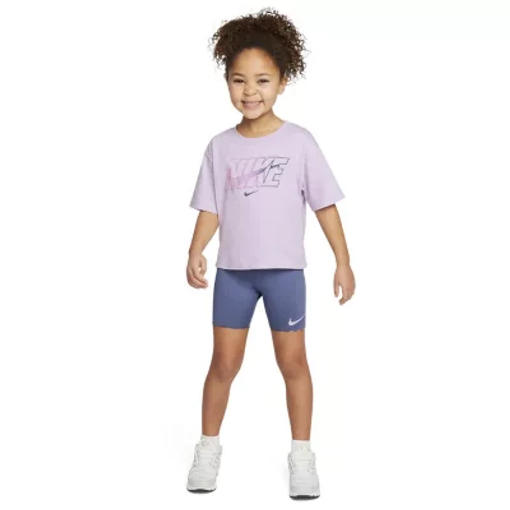 Nike Little Girls 2-pc. Short Set