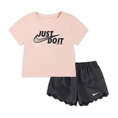 Nike Little Girls 2-pc. Short Set